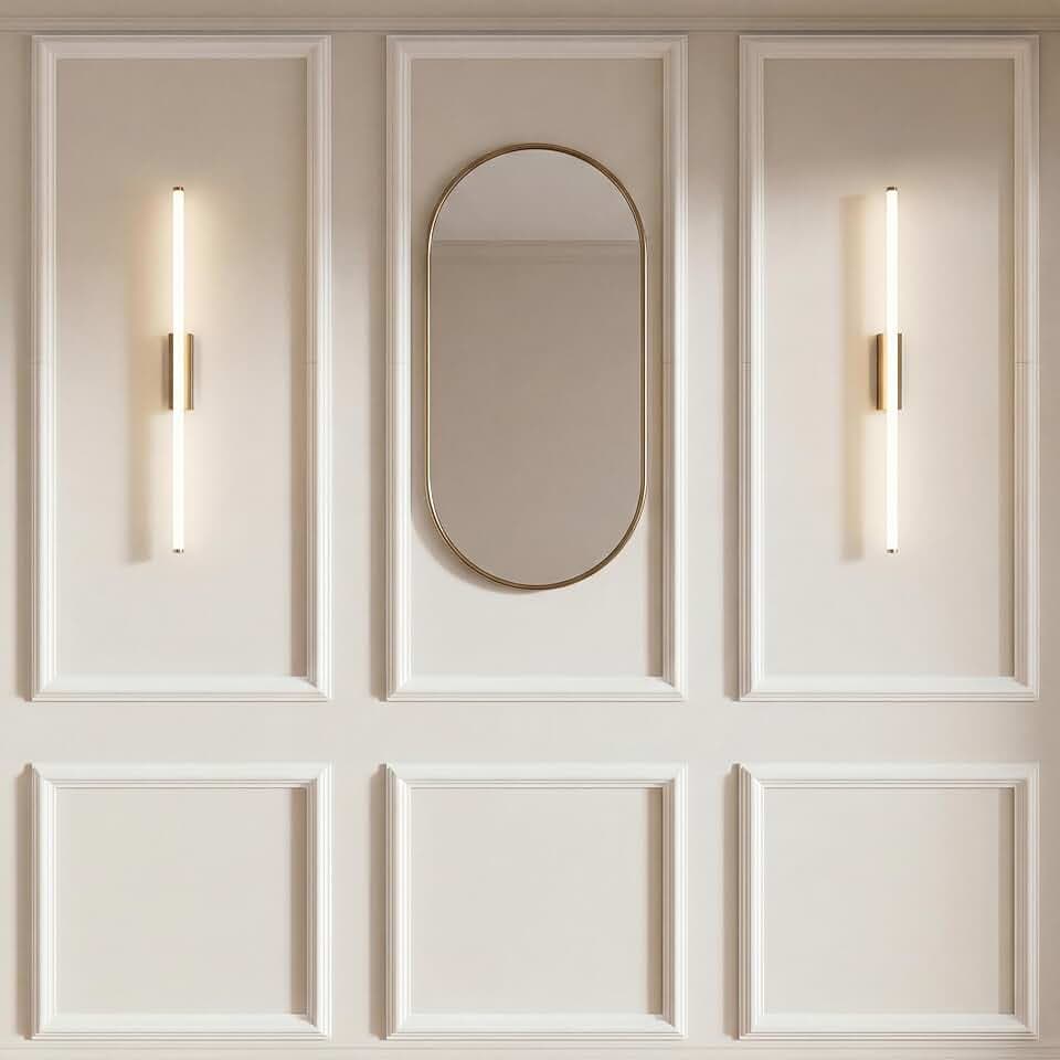 Precut Wall Molding Kit, Paintable Wainscoting Panels