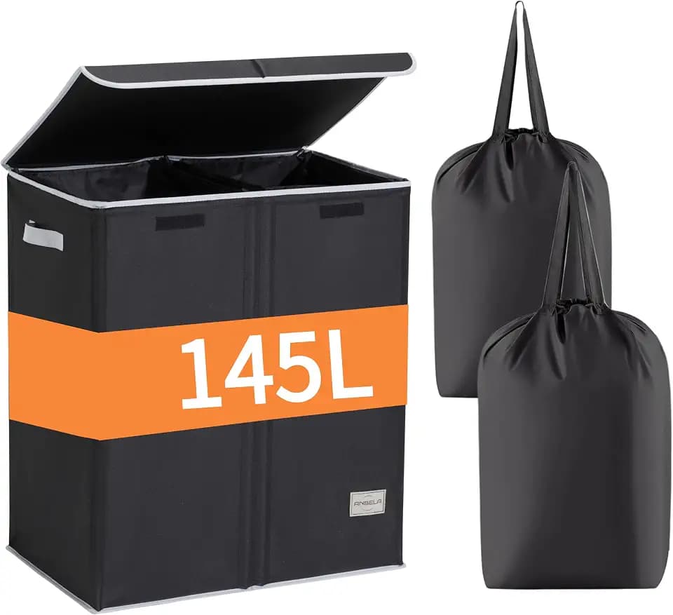 Laundry Hamper, Laundry Basket with Lid