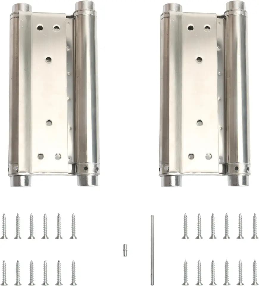 2Pack 8inch Double Action Spring Hinges, Including Pins and Screws