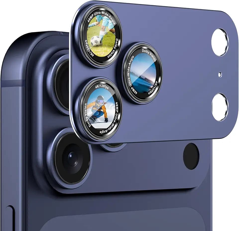 CACOE Metal Camera Lens Protector for iPhone 17 Pro Max