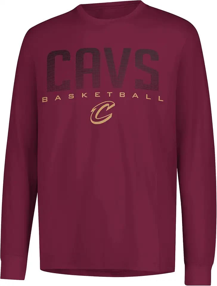 Ultra Game Men's NBA Official Super Soft Game Day Long Sleeve T-Shirt