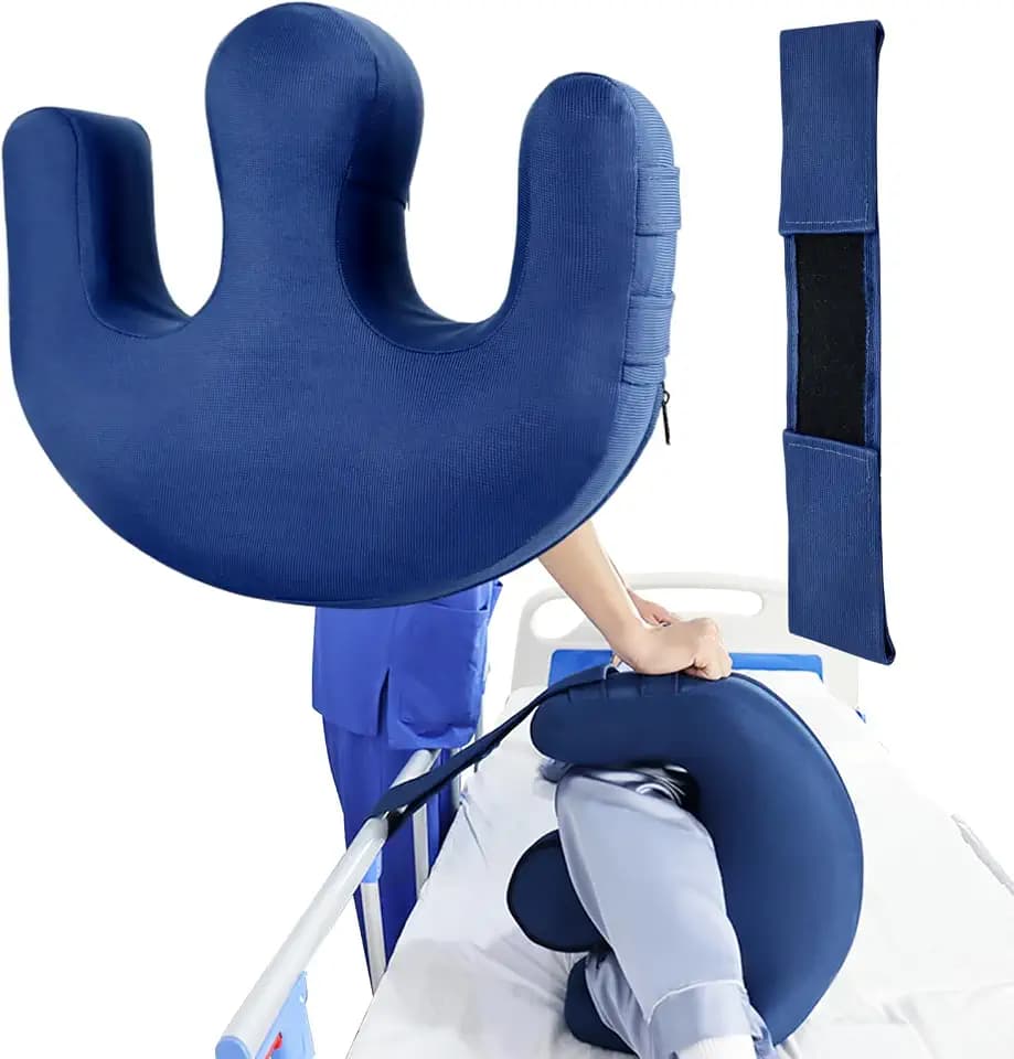 LOSCHEN Aufblasbare Patient Drehen Gerät, U-förmige Kissen Anti-Dekubitus gelähmt, Patient Drehen Kissen Shift Nursing Tool für ältere Menschen, Bed Care Products Hilfe der älteren Menschen
