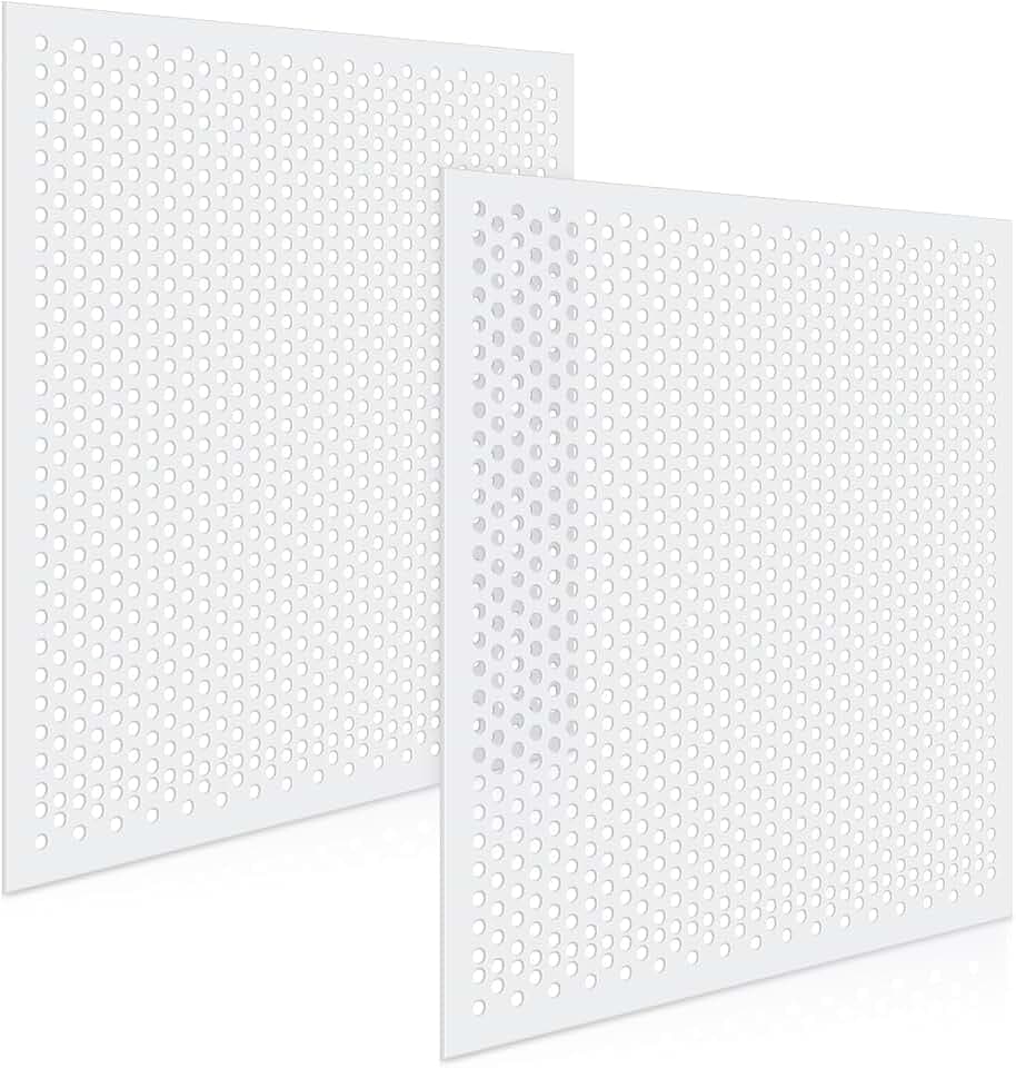 DoubleFill 2 Pack 2' x 2' Plastic Perforated Tiles with 3/8" Holes