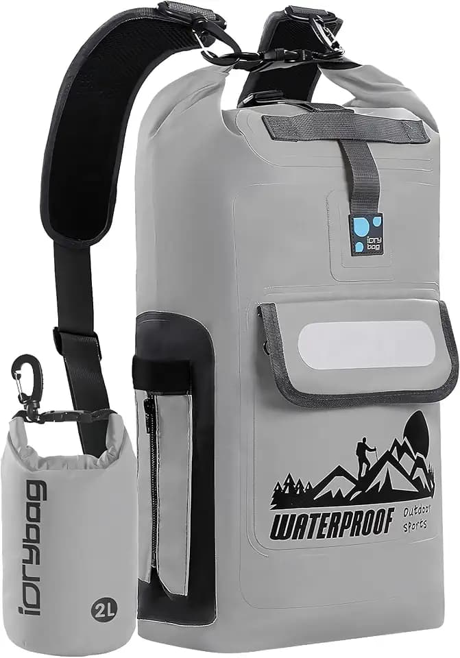 IDRYBAG Dry Bag Backpack Waterproof Floating 20L/30L/40L, Dry Bags Waterproof Backpack for Men, Dry Sack Waterproof Bag Kayak
