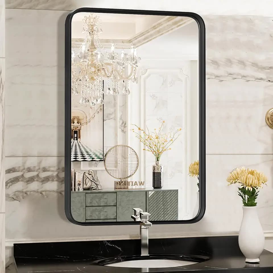 NEWBULIG Bathroom Wall Mirror, Vanity Mirror for Over Sink, 22x30 Inch