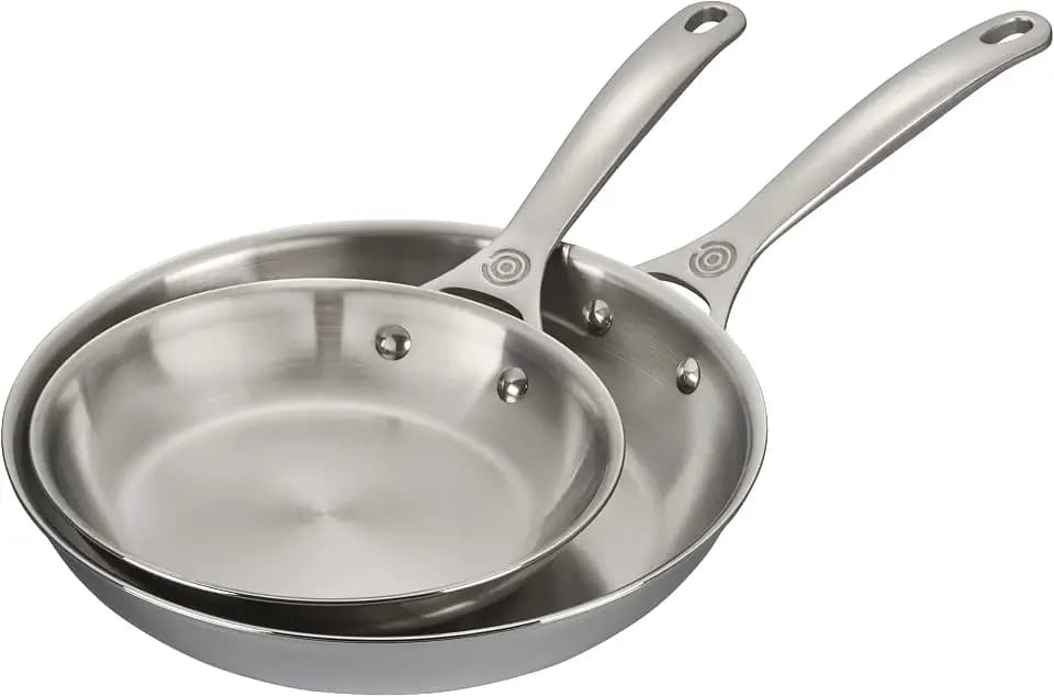 Le Creuset Tri-Ply Stainless Steel 2 pc. Fry Pan Set,
