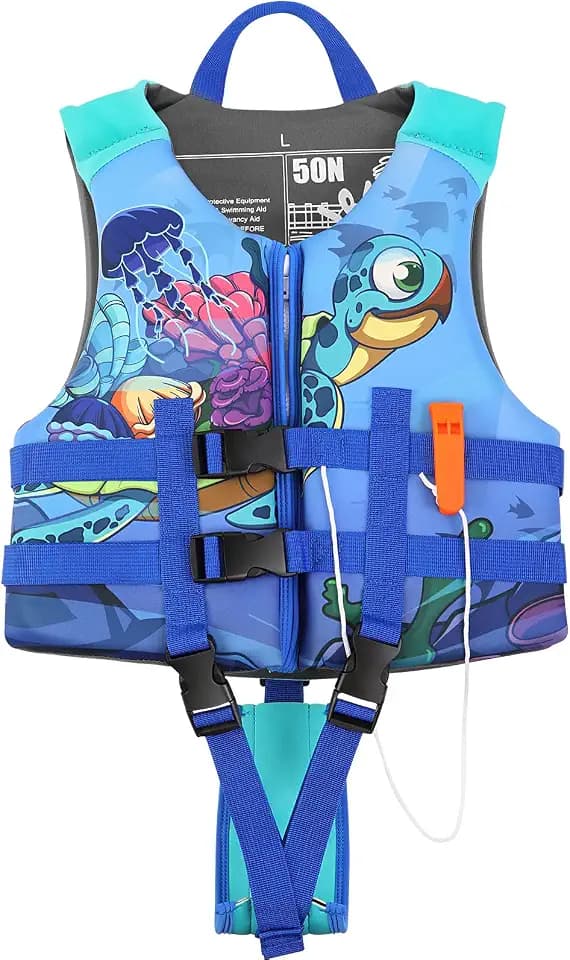 Neoprene Toddler Swim Vest for Children, Kids Swim Jacket Toddler Floaties