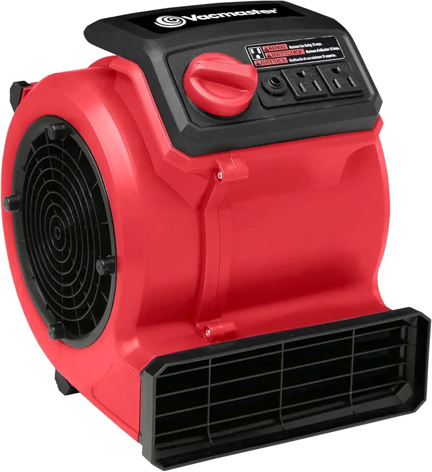 Vacmaster AM201 1101 Air Mover and Fitness Fan 550 CFM Drying and Cooling