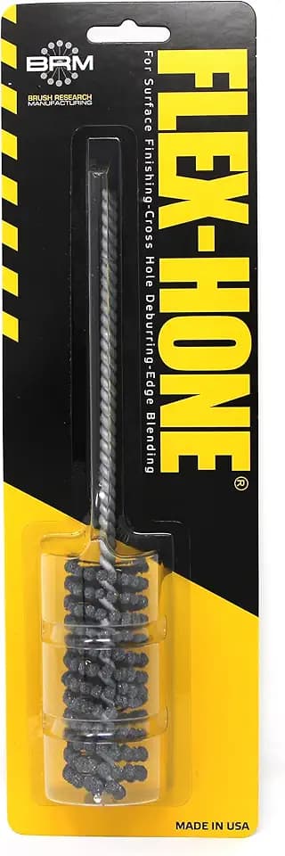 Brush Research BC7880 FLEX-HONE®, 7/8" (22.2mm) Diameter, 80 Grit, Silicon Carbide, for Mild Steel, Stainless Steel, Cast Iron and Softer Ferrous Materials