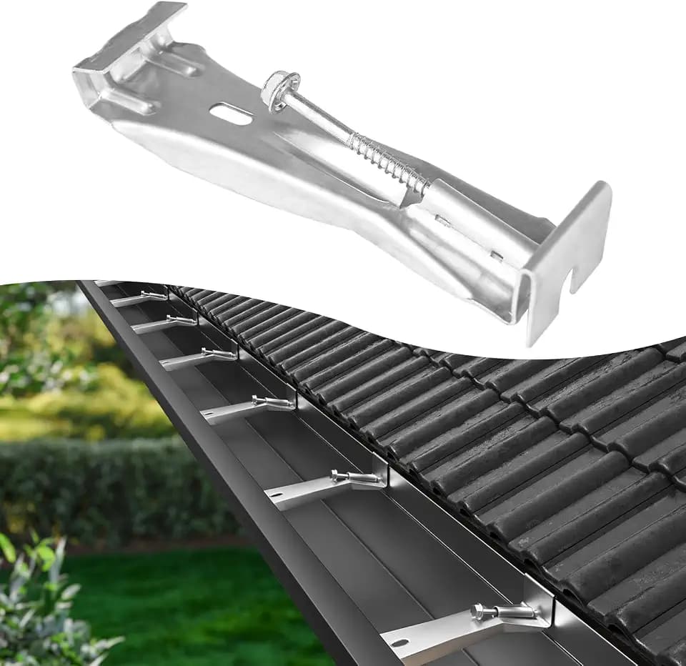 Benfar 25Pack 6in Gutter Hangers with Pre-Inserted Screw BR06