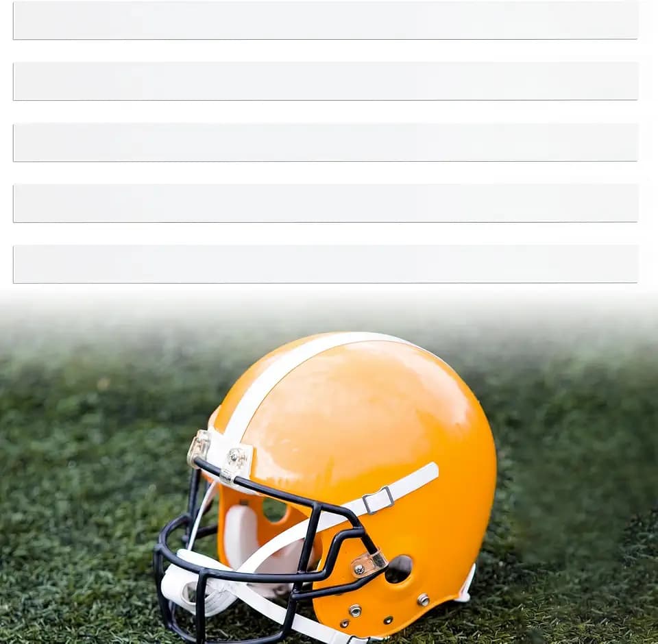 Gueevin 36 Pcs Football Helmet Decals Football Helmets Stripe Tape