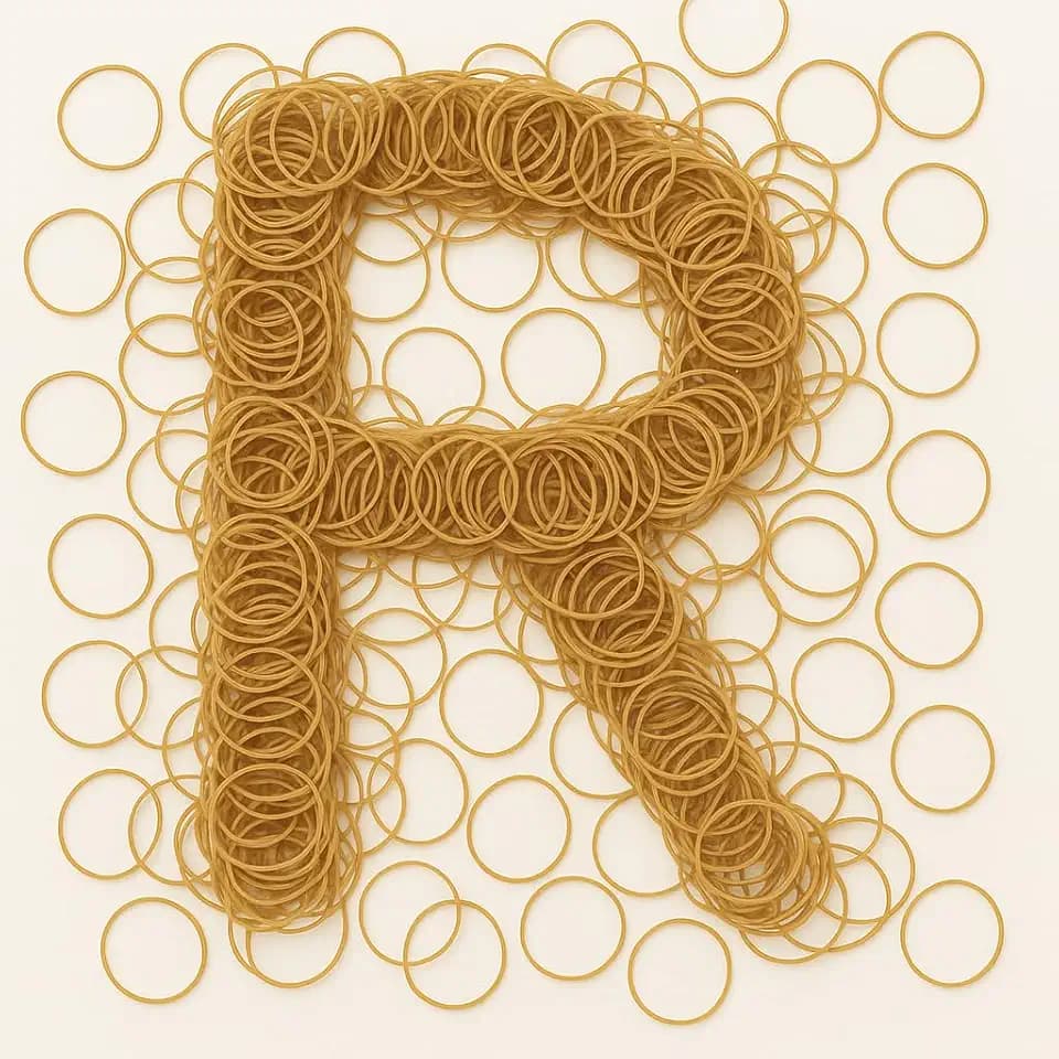 Plasticplace Rubber Bands, Size #33 │ 2 lb, Approx. 1750 (3.5" x 1/8")