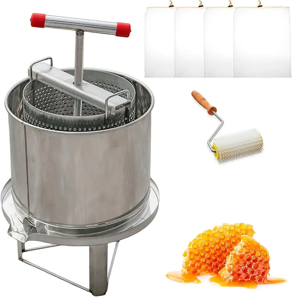 Honey Press Extractor Machine, Manual Honey Spinner Extractor Kit