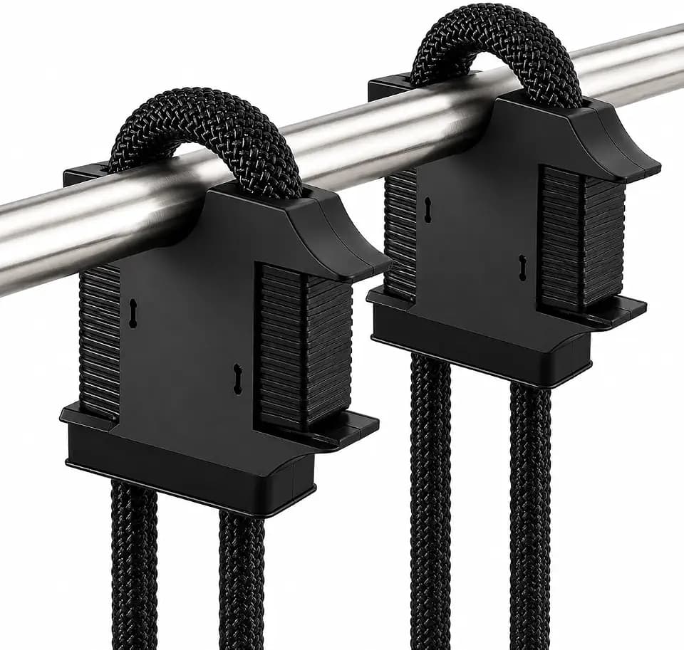 2 Pack Boat Fender Hanger, Quick Connect and Release Boat Rail Cleats Fender Clips for Boat Bumpers, Boat Bumper Holder Clips Adjuster for Pontoon Boat Bass Boat Jon Boat