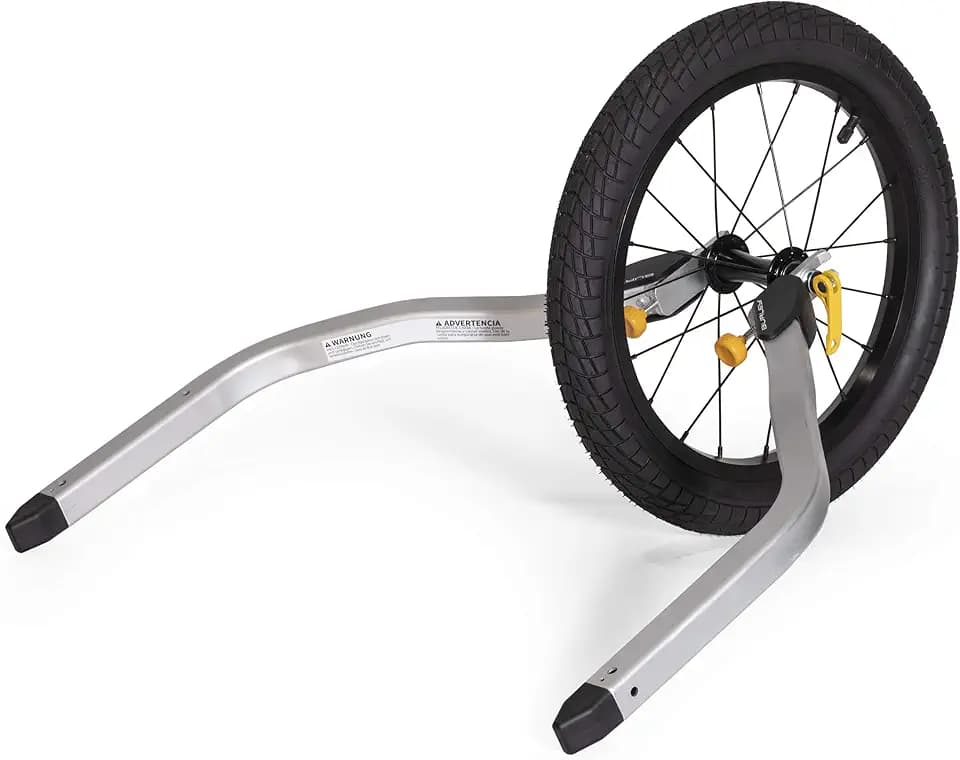 Burley Design Jogger Kit for Bicycle, Aluminum, Black/Silver, 16 inches