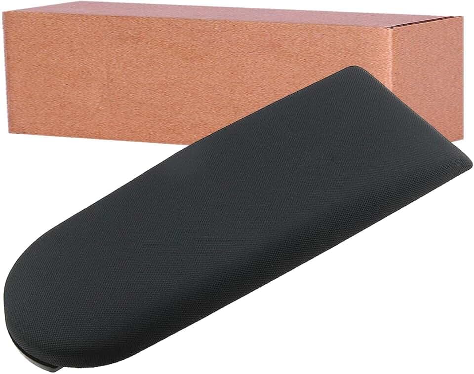 NTY Deckel Klappe Stoff Schwarz für Mittelarmlehne vorne für Passat B5 Golf 4