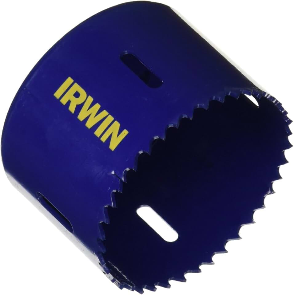 Irwin Tools 373258BX Bi-Metal 2-5/8" Hole Saw, Blue
