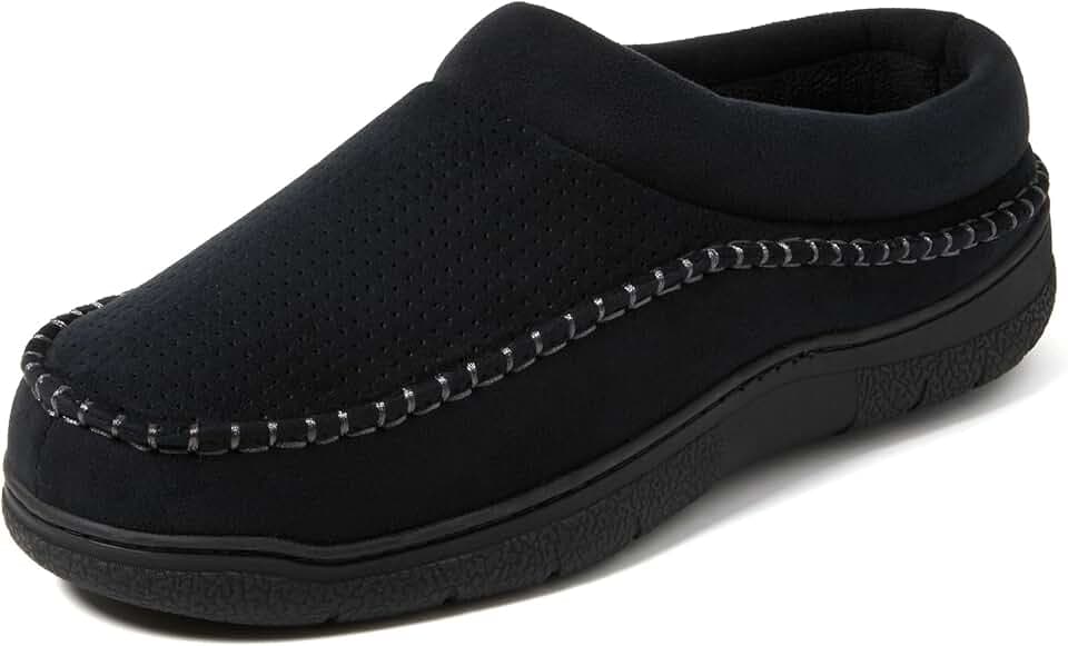 Dearfoams mens Thompson Memory Foam Clog SlipperSlipper