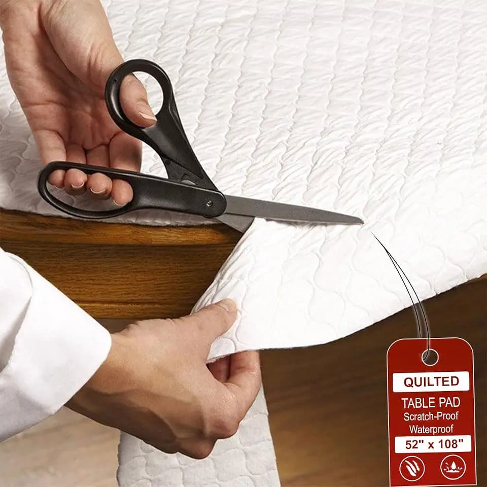 LAMINET Table Protector for Dining Room Table Quilted Table Pads 52x108