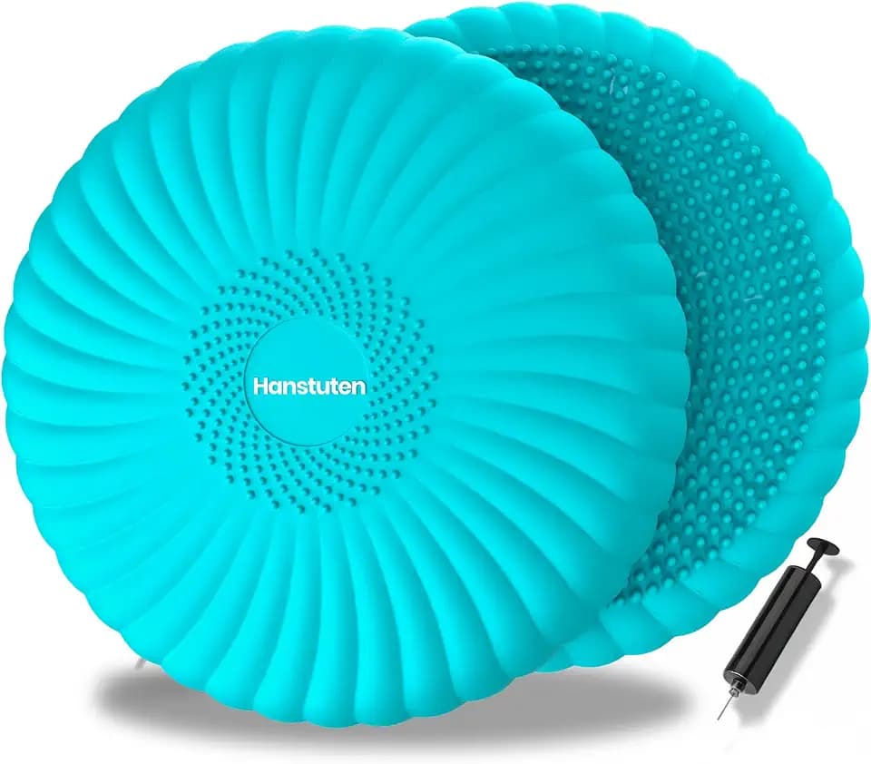 Wobble Cushion Core Balance Disc, Wiggle Seat with Inflation Pump