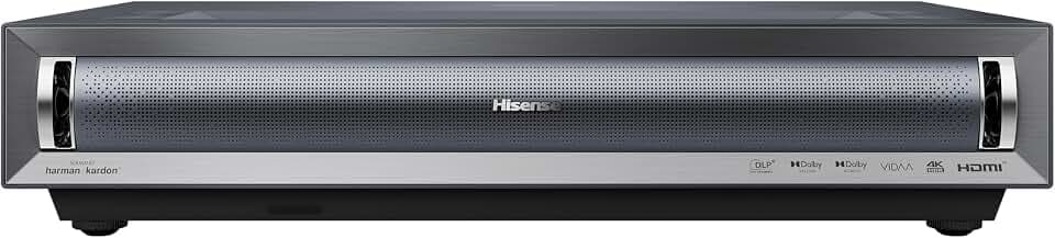 Hisense PX3-PRO 4K Smart Laser Projektor/Ultrakurzdistanzbeamer/ 80''-150‘‘ Projektionsgröße/Hisense LPU Technologie/Dolby Vision.Atmos/Xbox-Zertifiziert/ 3000 ANSI Lumen/Erweitertes Farbspektrum
