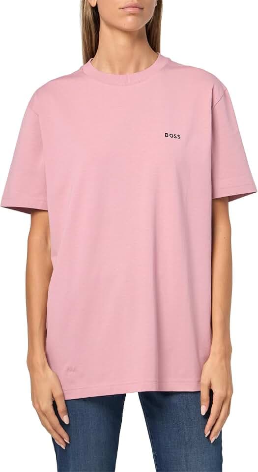 BOSS Men's Contrast Logo Cotton Stretch T-Shirt