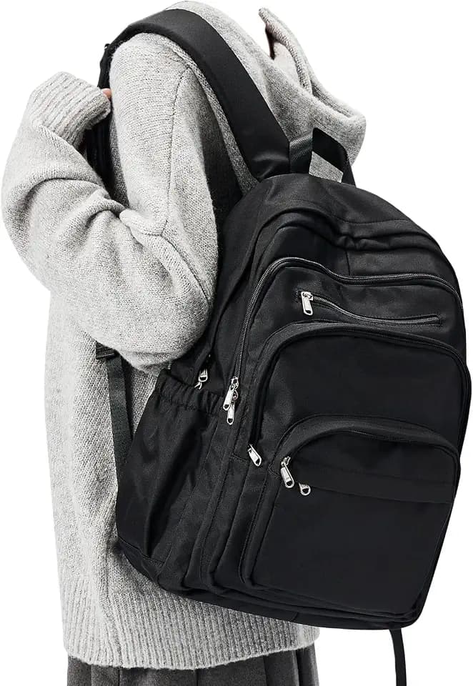 College Backpack For Women Men,High School Backpack with Lots of Pockets