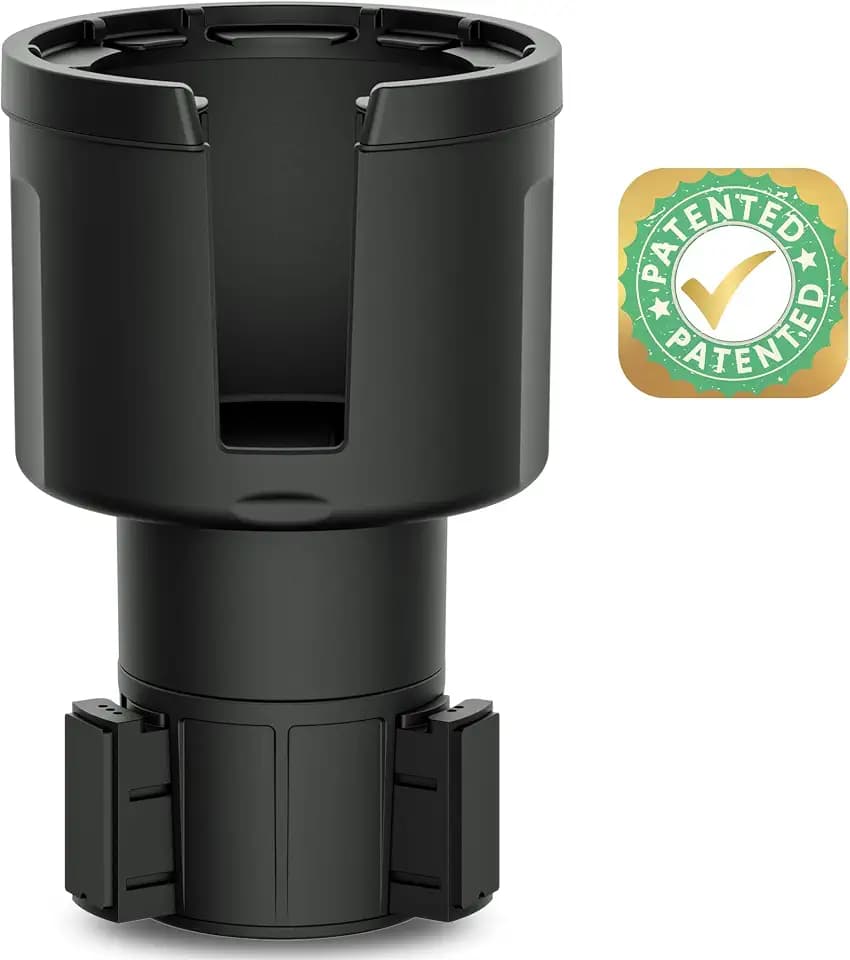 Swigzy Auto-Becherhalter-Erweiterung, verstellbar, erweiterbar, Auto-Adapter hält Hydro-Flask, Yeti, Nalgene, Owala, große (32 1,134 ml) Wasserflaschen, große Getränke – universelles Auto Fahrzeug