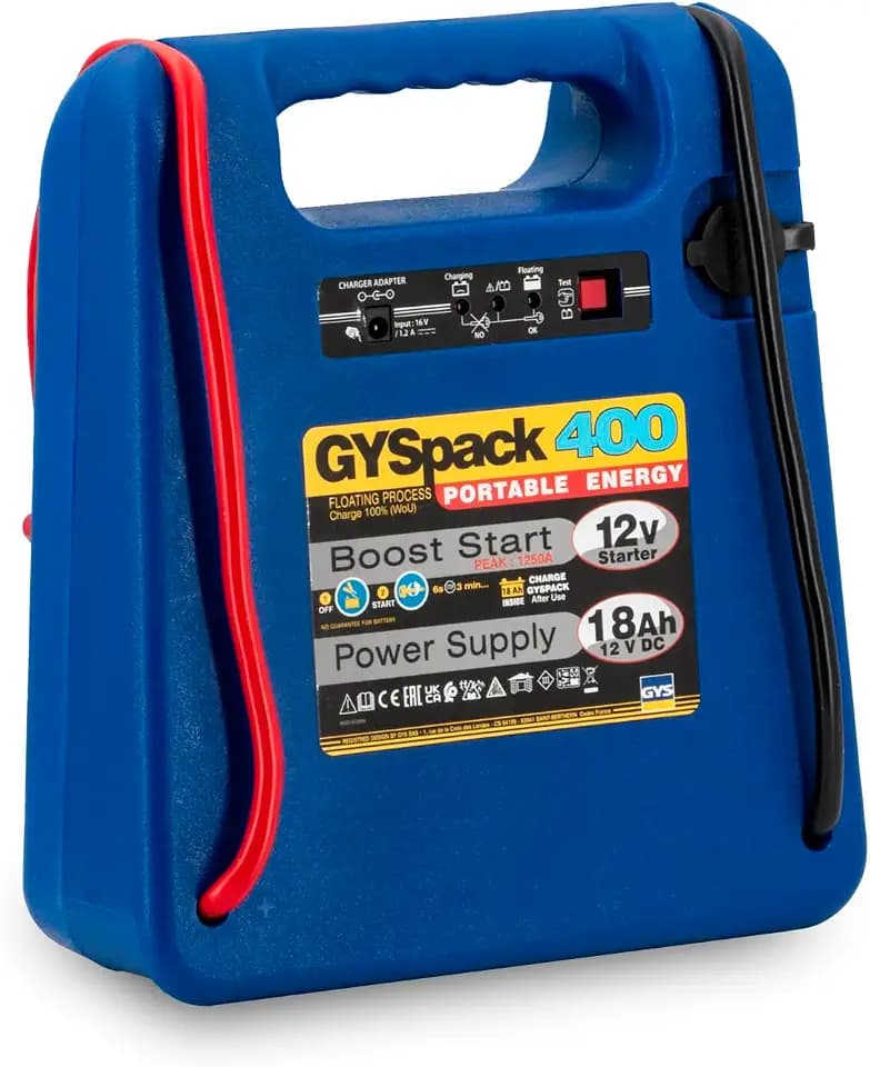 GYS 025455 Auto Starthilfe Ladegerät Booster für PKW für Motorrad