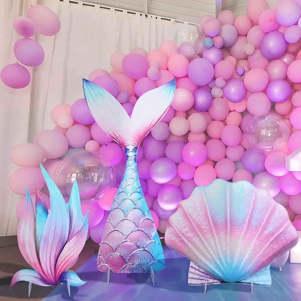 Weysat 3 Pcs Large Sea Party Stand Under The Sea Party Decorations Set