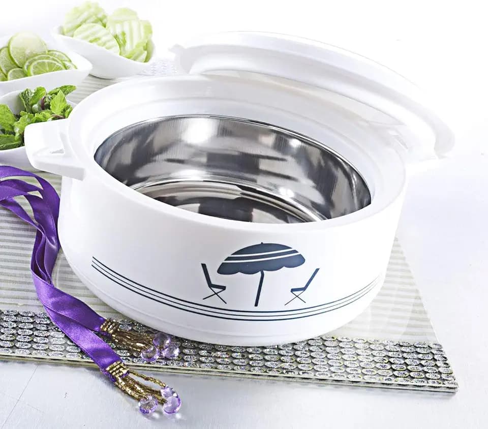 Cello Chef Casserole (3500 ml)(White) (Plastic)