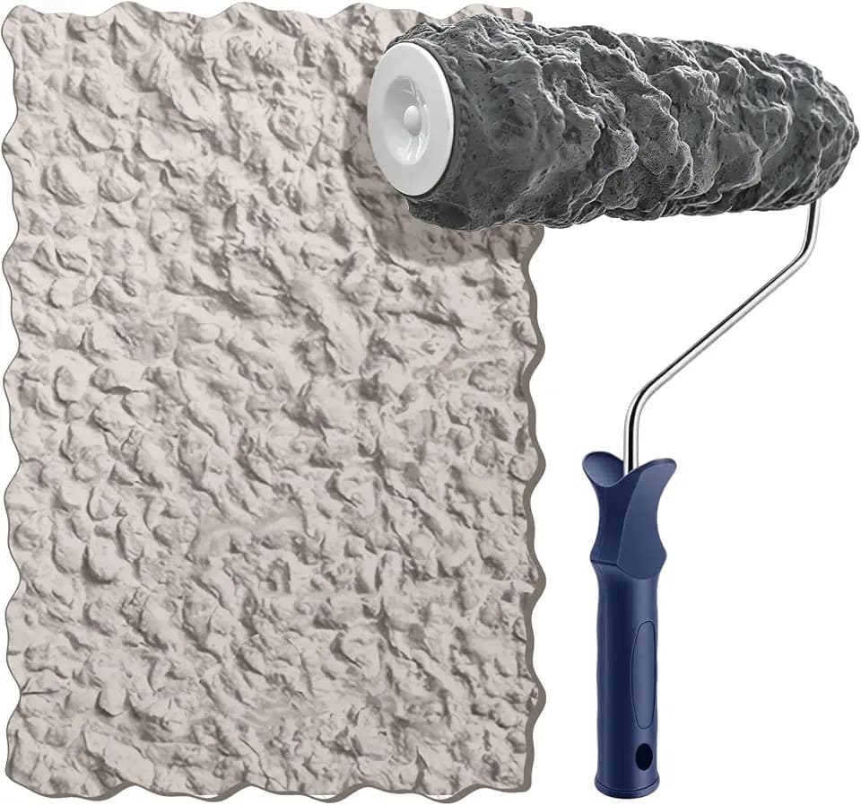 Nichiyo Concrete Texture Roller Stamp for DIY Stone Patio