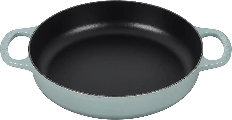 Le Creuset Enameled Cast Iron Signature Everyday Pan, 11", Sea Salt
