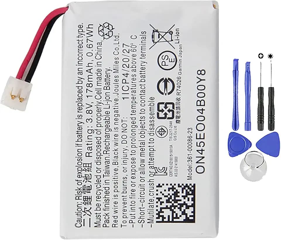 ELLENNE Akku für Garmin 361-00086-23 |361-00086-00|Forerunner+Werkzeuge