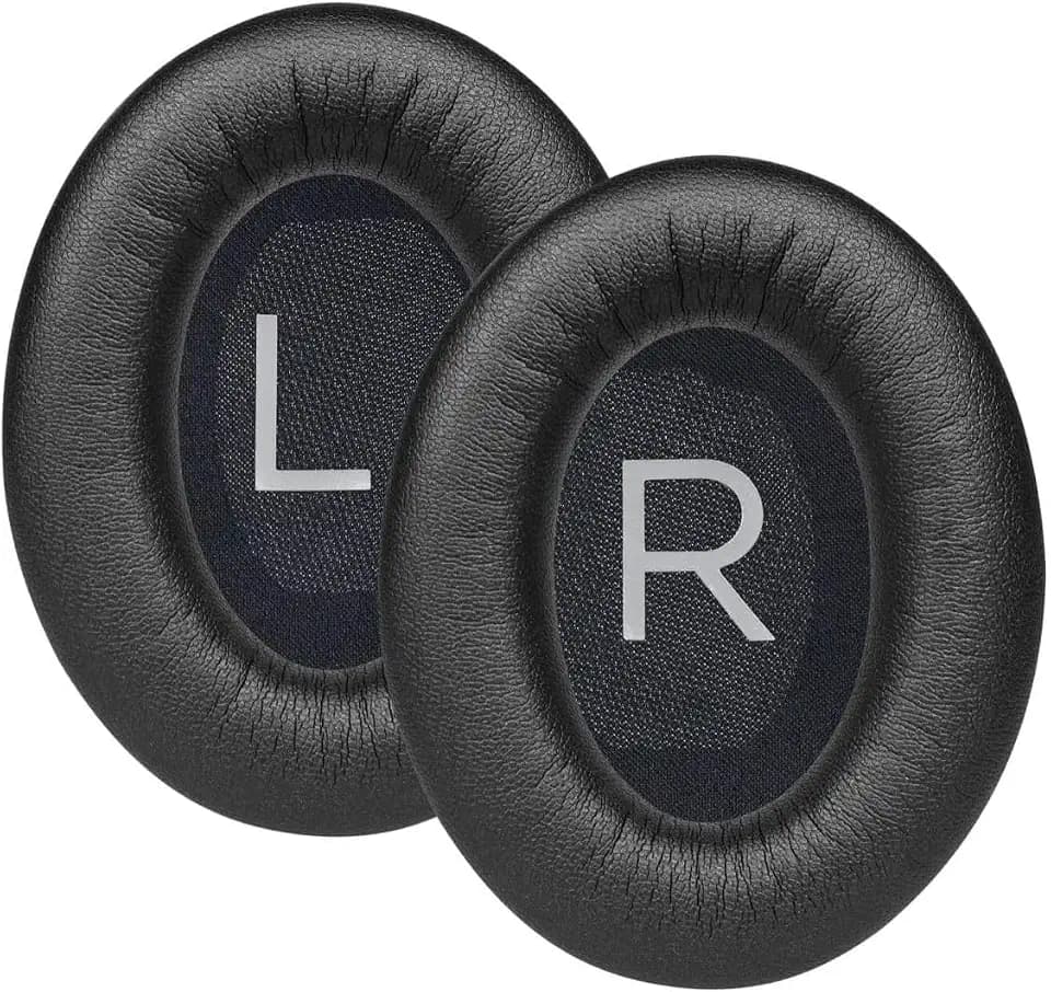 Ohrpolster für Bose QC45/ QC SE, Replacement Ear Pads for Bose QuietComfort 45 (QC45)/QuietComfort SE (QC SE)/New Quiet Comfort Wireless Over-Ear Headphones Replacement Pads (Black)