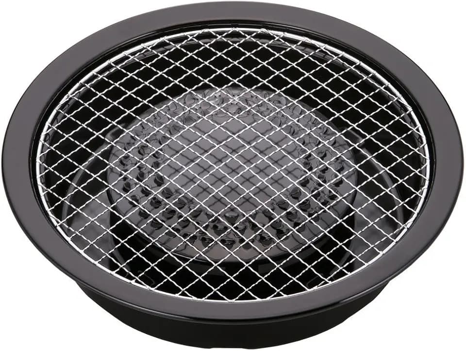 Iwatani Korean Cookware Aburi Stove Top Grill Pan, Black, (CB-P-AM3)