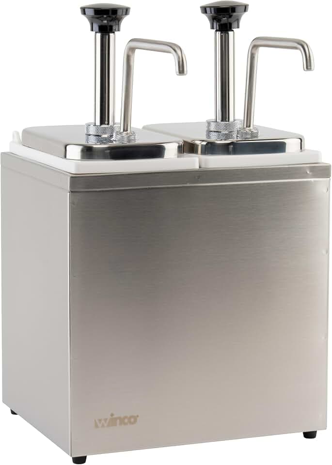 Winco 7 qt Condiment Dispenser