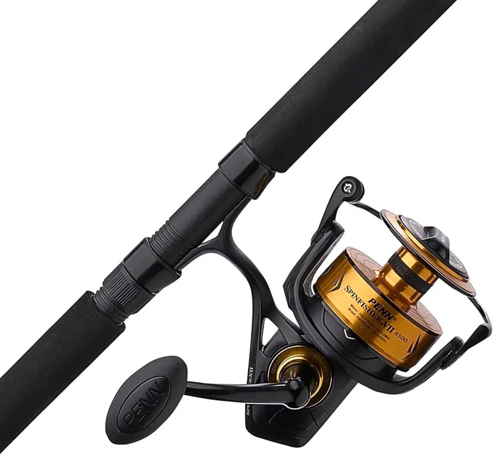Penn Spinfisher VII Spinning Reel and Fishing Rod Combo