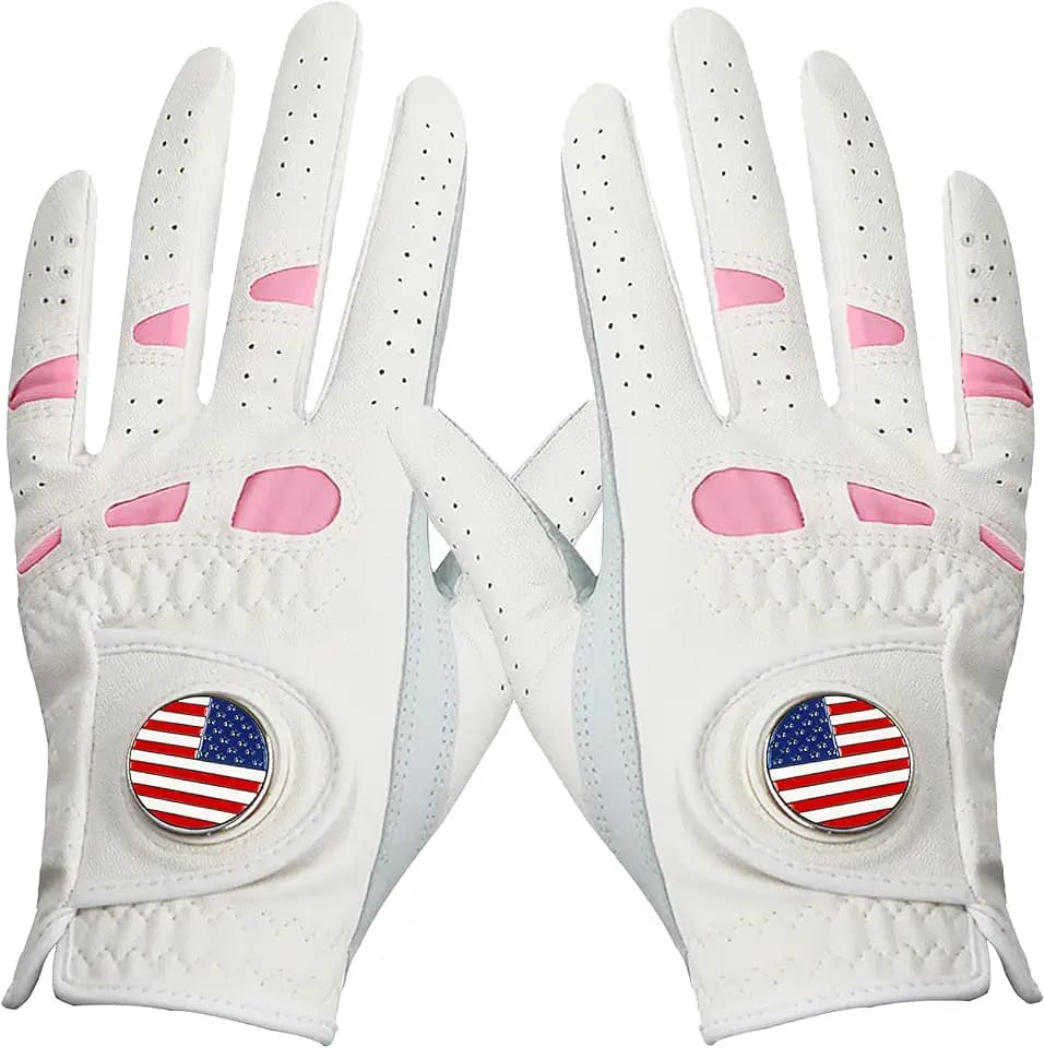 Amy Sport Golf Gloves Women with Ball Marker