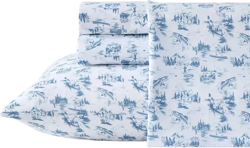 Eddie Bauer - King Sheet Set with Fitted Sheet & Pillowcases