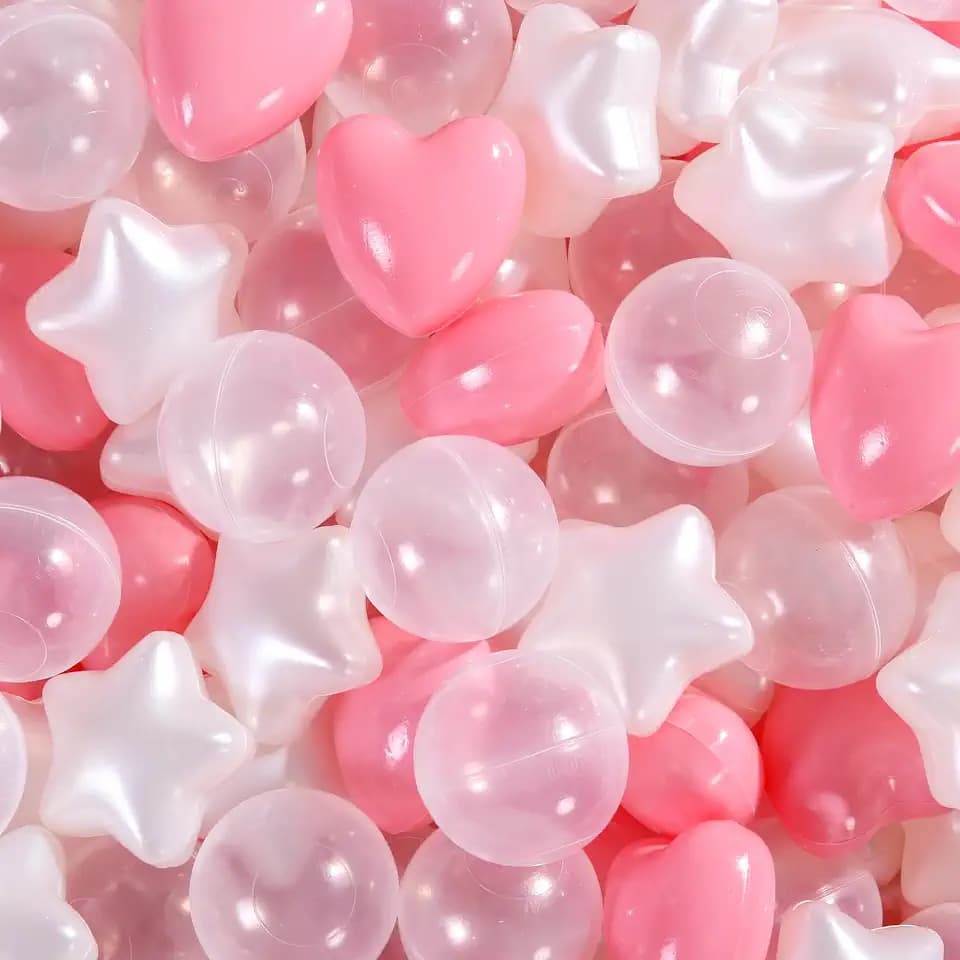 Ball Pit Balls 100 200 500 Plastic Balls for Toddlers Phthalate Free BPA Free Non-Toxic Crush Proof Balls Play Toys Pool Balls for Kids Ball Pit/Kiddie Pool/Playpen