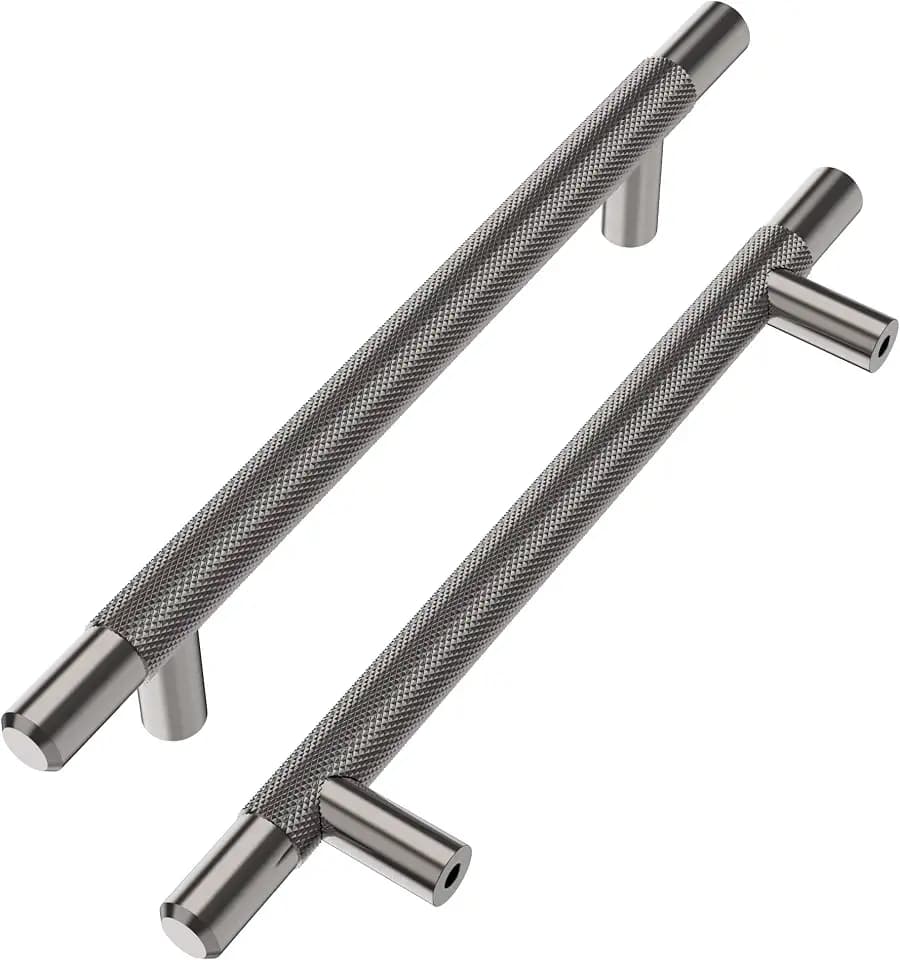 Alzassbg 5" Black Nickel Cabinet Pulls and Handles 10 Pack, AL3015AS