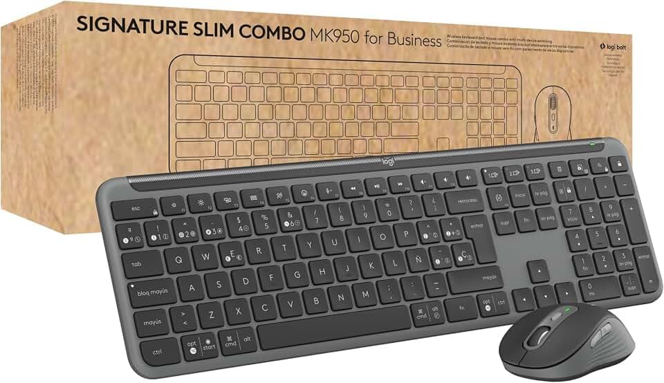 Logitech Signatur Schlank Combo MK950 für Business - ESP QWERTY