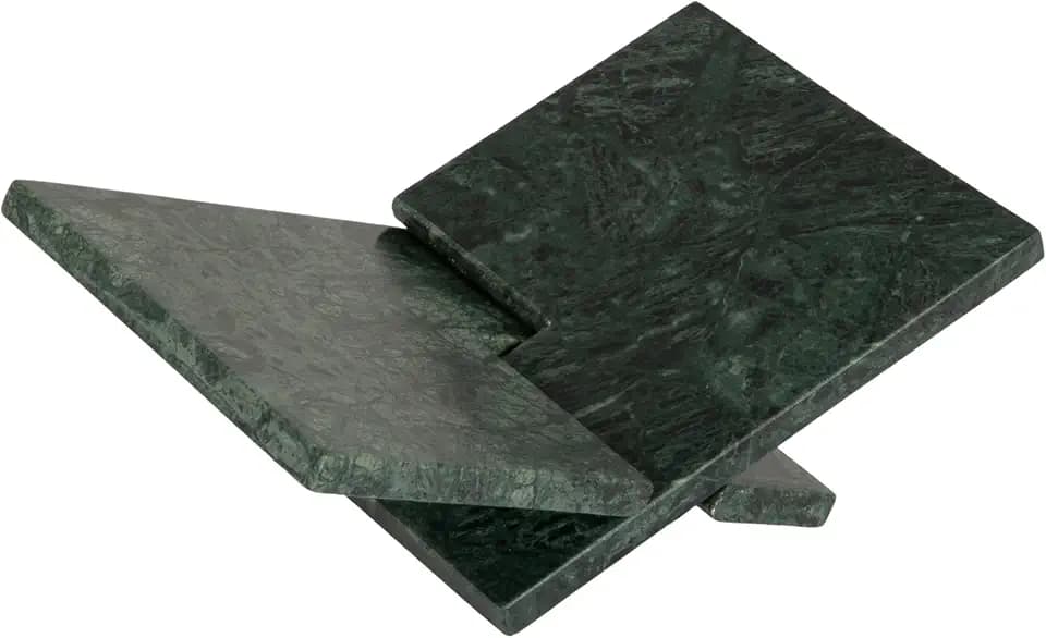 Bloomingville Decorative Marble Book Holder, Sage Green