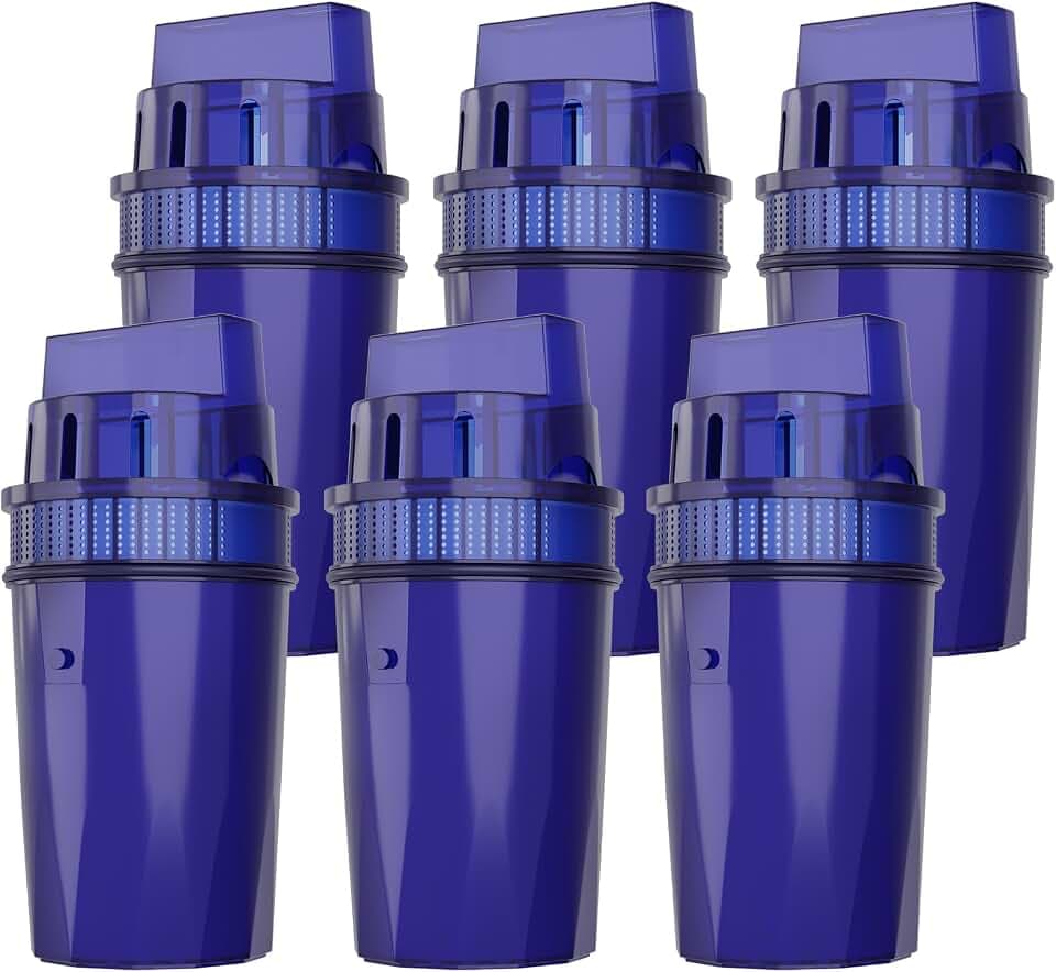 Fil-Fresh 6-Pack PURWater Filter Replacement, PURPlus Water Pitchers and Dispensers, Replace PPF900Z, NSF Certified, Advanced Version