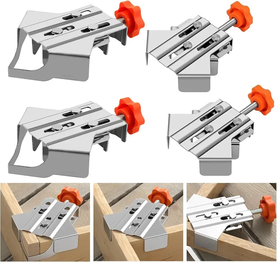 CNQLIS Multipurpose Stainless Steel 90 Degree Corner Clamp