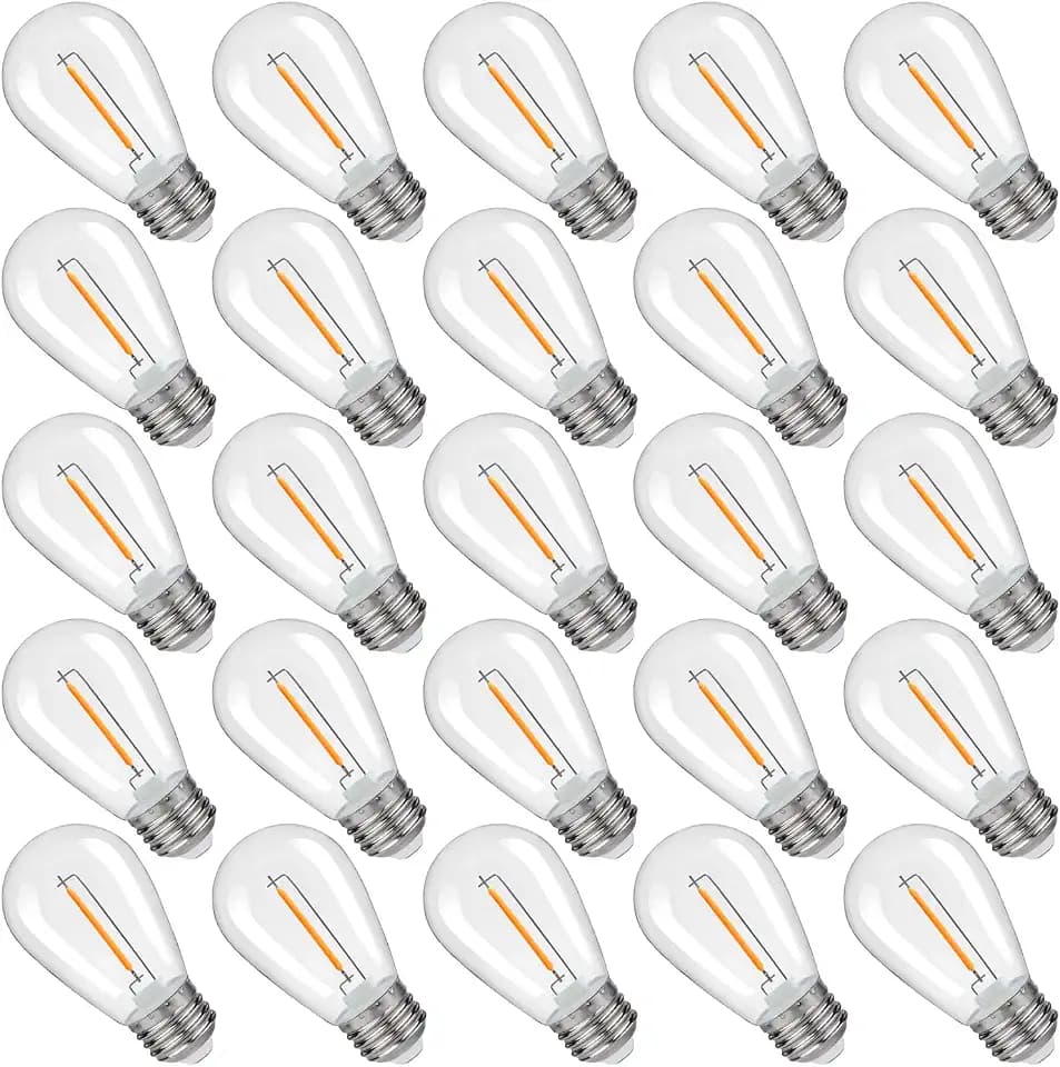 S14 Replacement LED Light Bulbs, 1W S14 LED Bulbs, Outdoor String Lights