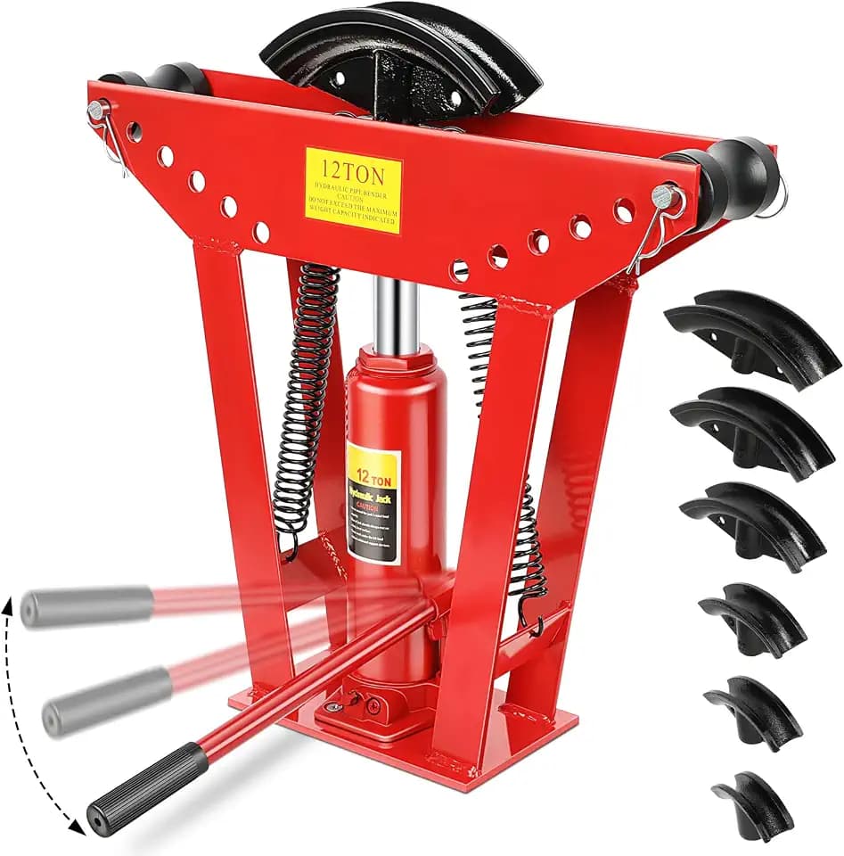 Hydraulic Pipe Bender, 12 Ton Manual Copper Pipe Bender