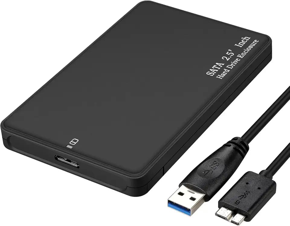 2,5-Zoll-HDD-Gehäuse SATA zu USB 3.0 HDD Gehäuse SSD-Adapter SSD-Festplatte Gehäuse Externe Festplatte für 7mm und 9,5 mm