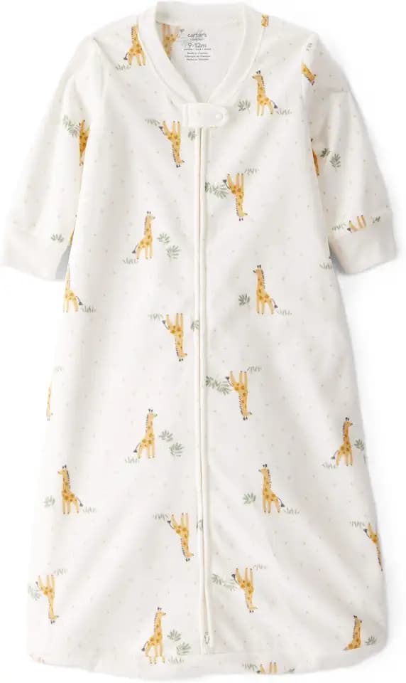 Carter's Unisex Baby Sleep Bag (White Giraffe, 3-6 Months)